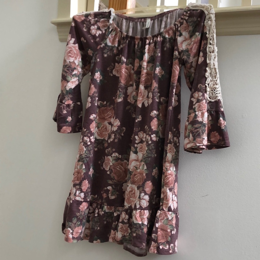 Boutique floral mini-dress
